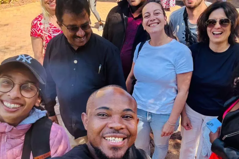 Bild von der Reise nach Sambia, interkultureller Austausch