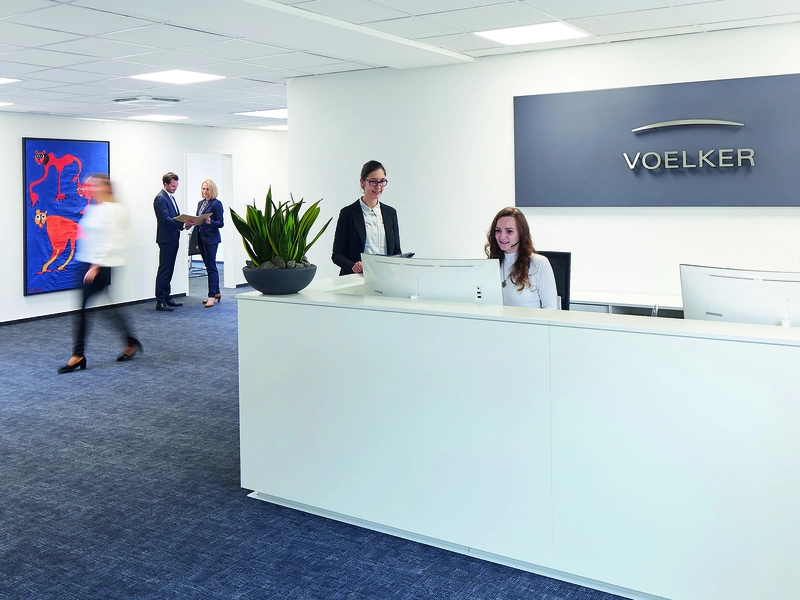 Eingangsbereich der Voelker-Kanzlei 