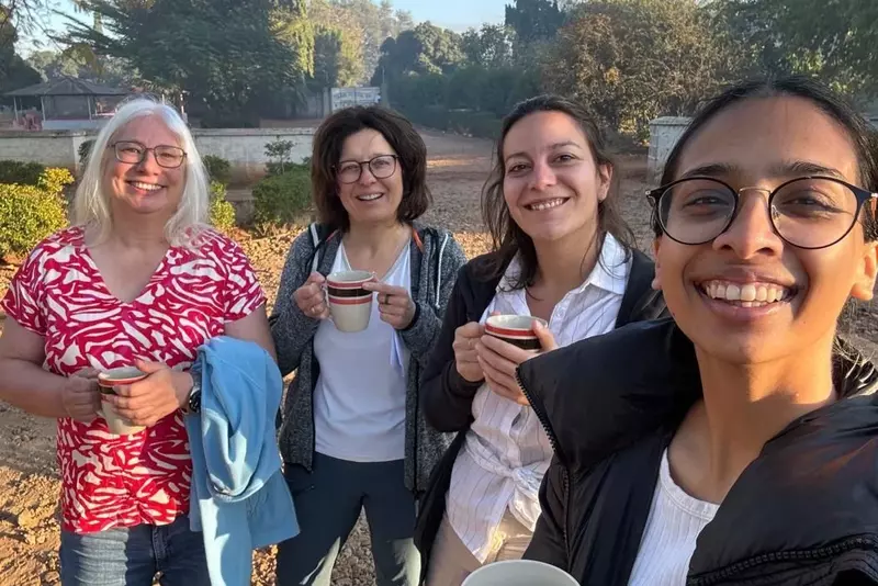 Gruppenfoto von der Reise nach Sambia