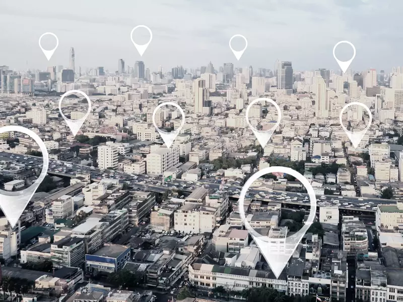 Bild einer Skyline von einer Großstadt